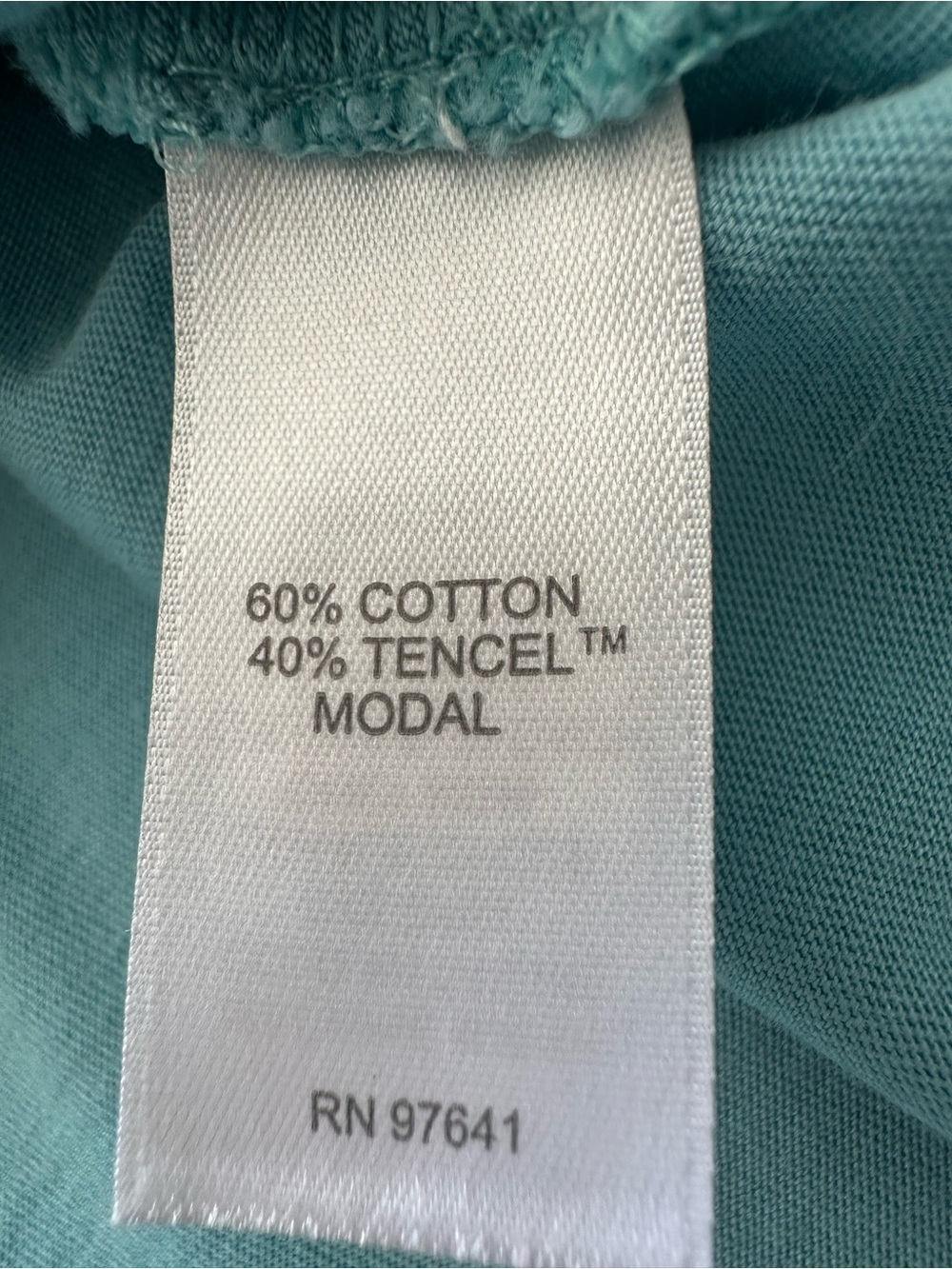 J. Jill Relaxed A-Line Tee in Teal, size large measurements - Picture 11 of 11